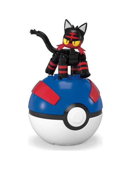 Kit de Construcción MEGA Pokémon Litten 32 Piezas Mattel