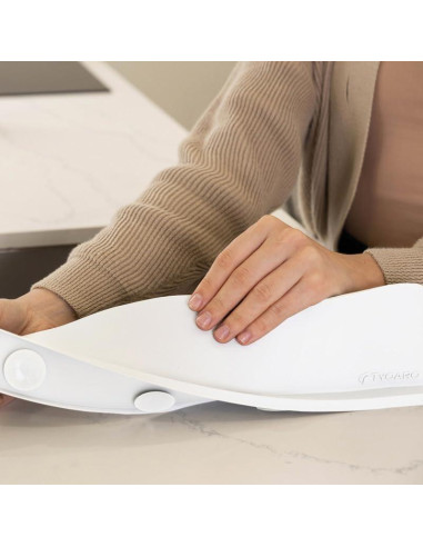 Protector de Salpicaduras TYOARO Silicona Blanco 44.2x4.3x9.1cm