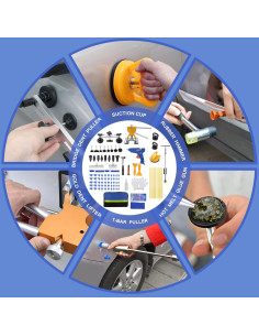 Kit de Herramientas para Reparación de Abolladuras ROADGIVE 97 Piezas 2
