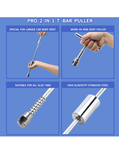 Kit de Herramientas para Reparación de Abolladuras ROADGIVE 97 Piezas