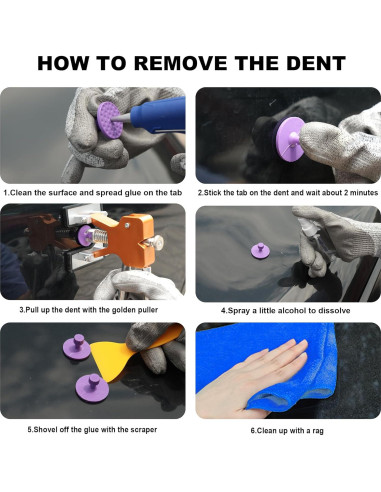 Kit de Remoción de Dents BIG RED 56 Piezas Ajustable