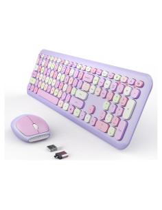 Combo Teclado y Ratón Inalámbrico SkyGive Colorido