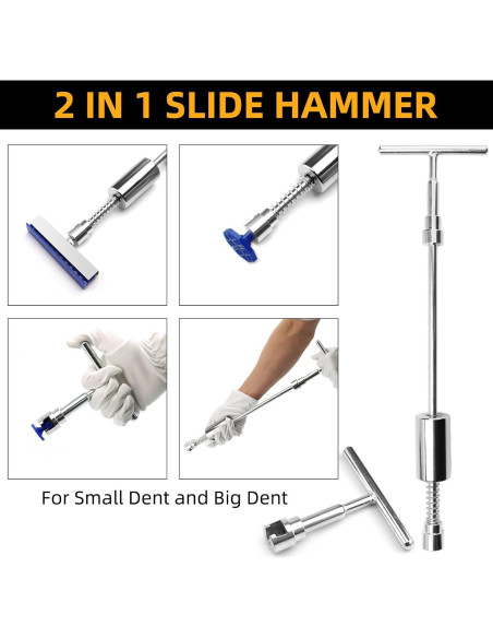 Kit de extracción de abolladuras Jerbor 97PCS, sin pintura