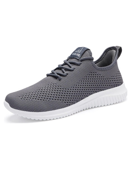 Zapatillas de Correr VAMJAM para Hombre 10.5 Gris Transpirables