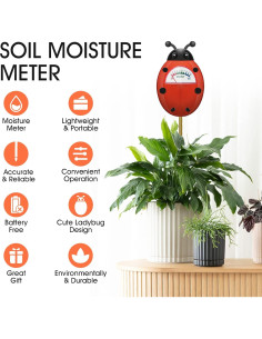 Medidor de Humedad UNIWA, Sensor de Suelo 2 Pack 2