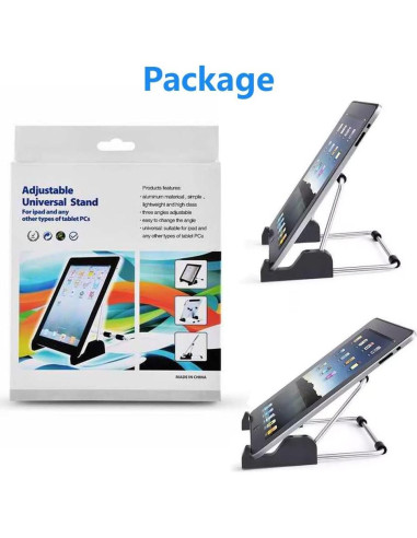 Soporte para Tablet Kinizuxi Ajustable Antideslizante Negro