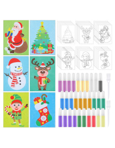 30 Juegos de Arte de Arena Navideños VercanMonth DIY