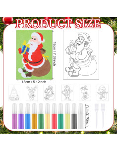 30 Juegos de Arte de Arena Navideños VercanMonth DIY 2