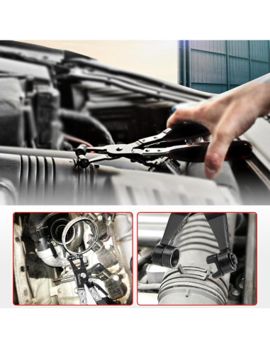 Pinzas para Abrazaderas de Manguera Toolwiz 215mm Antideslizante