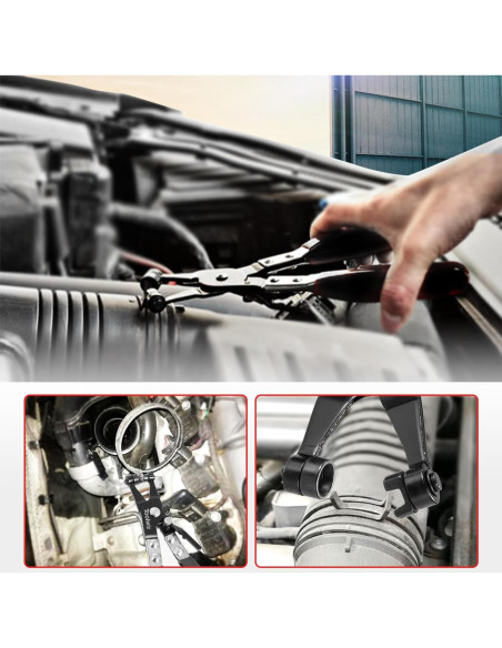 Pinzas para Abrazaderas de Manguera Toolwiz 215mm Antideslizante