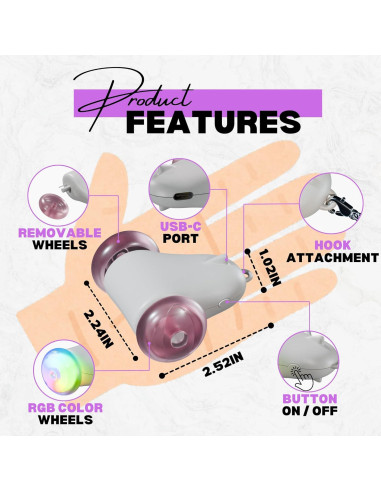 Juguete Interactivo para Gatos PEXOR Rolling Rover Rosa