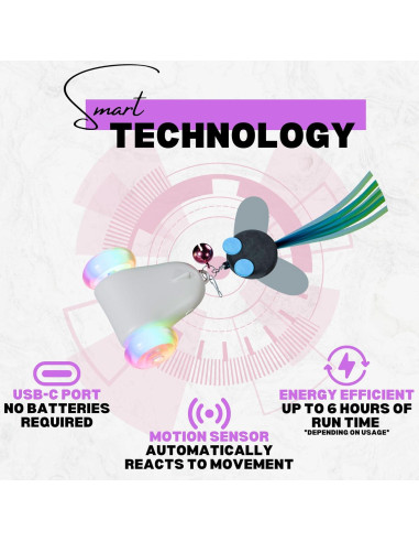 Juguete Interactivo para Gatos PEXOR Rolling Rover Rosa