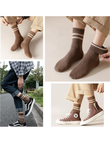 Calcetines Deportivos Algodón Hombre 5 Pares Tobillo