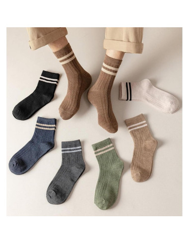 Calcetines Deportivos Algodón Hombre 5 Pares Tobillo