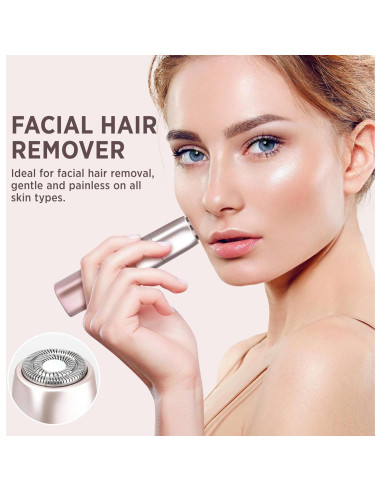 Removedor de Vello Facial VOGCREST 2 en 1 Recargable