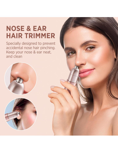 Removedor de Vello Facial VOGCREST 2 en 1 Recargable