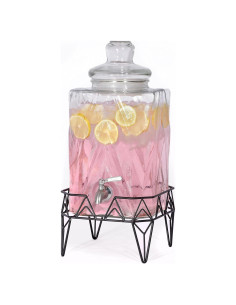 Dispensador de Bebidas Vidrio Redfern 9.46L Grifo Acero Inoxidable