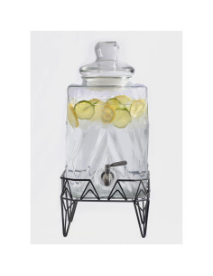 Dispensador de Bebidas Vidrio Redfern 9.46L Grifo Acero Inoxidable 2