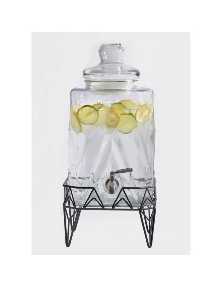 Dispensador de Bebidas Vidrio Redfern 9.46L Grifo Acero Inoxidable