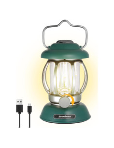 Linterna de Camping EverBrite Retro 4400mAh 3 Modos Verde