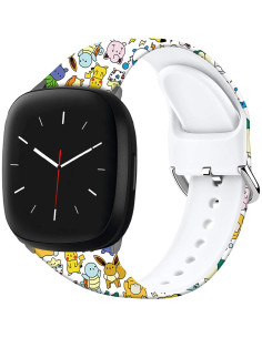 Banda de Silicona Anime Tortuga Marina para Fitbit Sense 2 2