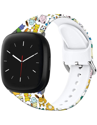 Banda de Silicona Anime Tortuga Marina para Fitbit Sense 2