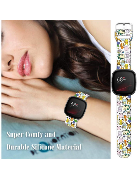 Banda de Silicona Anime Tortuga Marina para Fitbit Sense 2