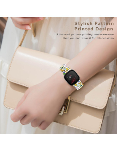 Banda de Silicona Anime Tortuga Marina para Fitbit Sense 2