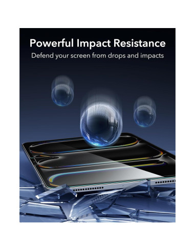Protector de Pantalla ESR para iPad Pro 13" 2024 - Vidrio Templado