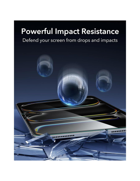 Protector de Pantalla ESR para iPad Pro 13" 2024 - Vidrio Templado
