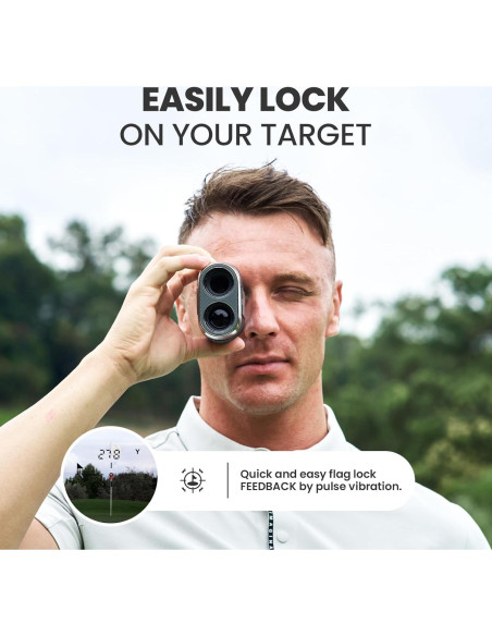 MILESEEY PF260 Medidor de Distancia de Golf 1006,8 m