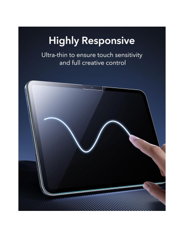 Protector de Pantalla ESR para iPad Pro 13" 2024 - Vidrio Templado