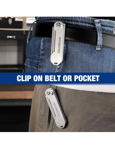 Cuchillas de Corte WORKPRO 3 Piezas + 10 Cuchillas