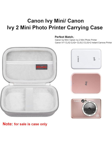 Funda de transporte Elonbo para Canon Ivy Mini - Gris