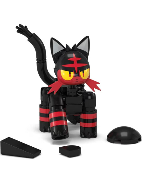 Kit de Construcción MEGA Pokémon Litten 32 Piezas Mattel