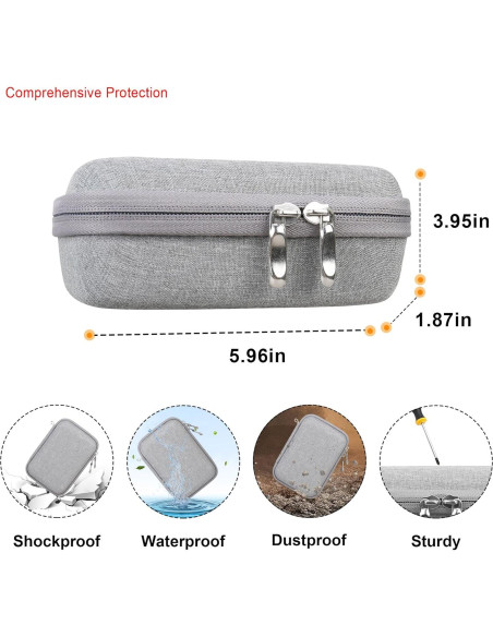 Funda de transporte Elonbo para Canon Ivy Mini - Gris