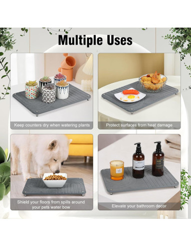 Alfombrilla de Secado de Platos IMBTMY de Tierra Diatomácea 40x30cm