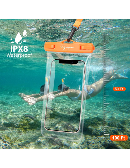 Bolsa Impermeable Rynapac para Teléfono 20.5x12cm IPX8