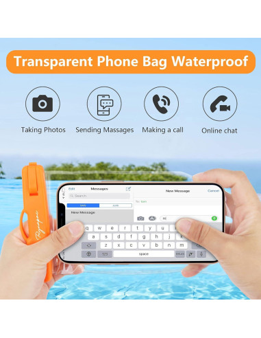 Bolsa Impermeable Rynapac para Teléfono 20.5x12cm IPX8