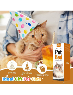 Cama Lavable para Gatos Zerbuger 50,8 cm Rosa Antideslizante 2