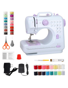Mini Máquina de Coser Eléctrica Ninonly con 12 Puntadas y Doble Velocidad
