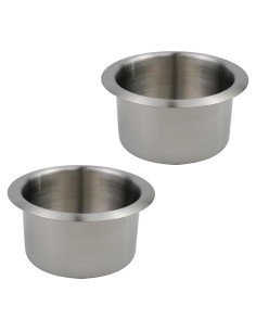 Soporte para Taza Acero Inoxidable Pastlla 2 Piezas 90mm