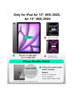 Funda ESR para iPad Air 33 cm M3/M2 2024/2025 Púrpura 2