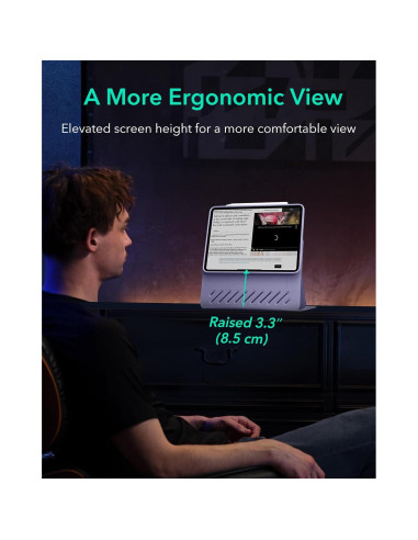 Funda ESR para iPad Air 33 cm M3/M2 2024/2025 Púrpura