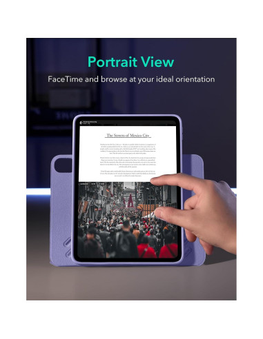 Funda ESR para iPad Air 33 cm M3/M2 2024/2025 Púrpura