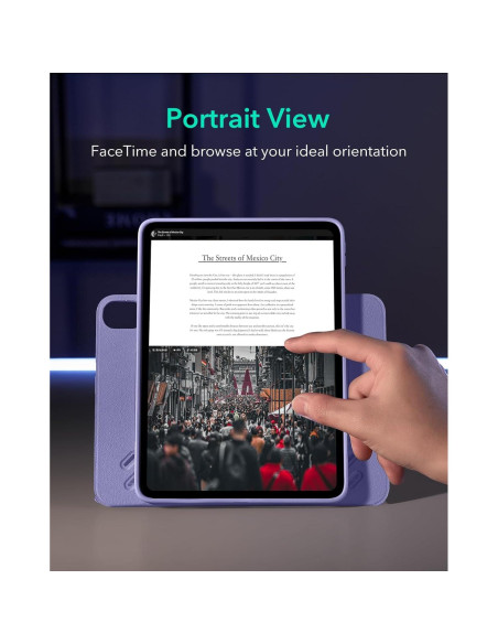Funda ESR para iPad Air 33 cm M3/M2 2024/2025 Púrpura