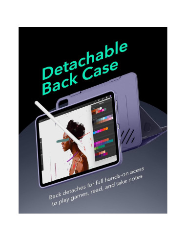 Funda ESR para iPad Air 33 cm M3/M2 2024/2025 Púrpura