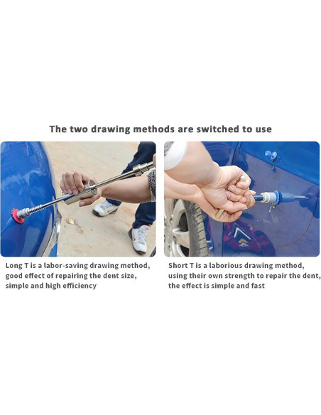 Kit de Reparación de Abolladuras U/D 2 en 1 con Extractores