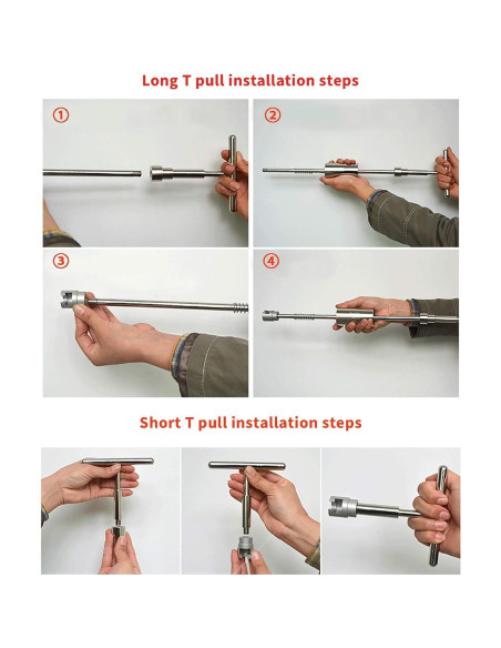 Kit de Reparación de Abolladuras U/D 2 en 1 con Extractores