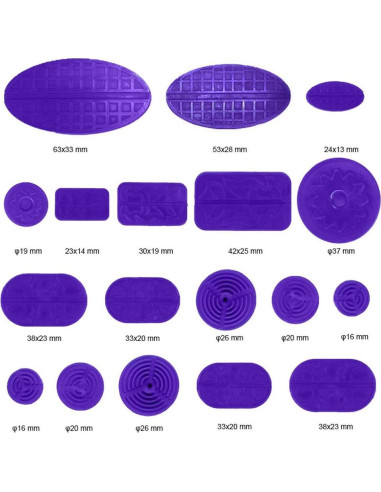 Kit Reparación Abolladuras LTUPWF 18 Piezas para Autos